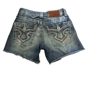 Big Star•Casey K Low Rise Fit Jean Shorts Distressed Cut-Off Style